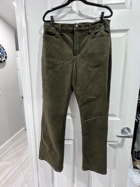 NYDJ Olive Green Straight Leg Jeans